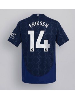 Manchester United Christian Eriksen #14 Replika Borta Kläder 2024-25 Kortärmad